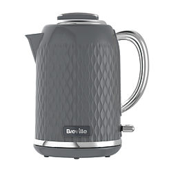 Curve Collection Kettle - Grey & Chrome by Breville