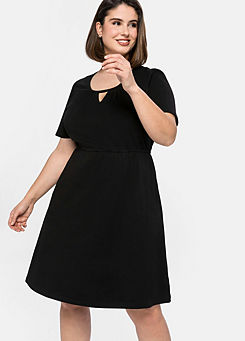 Cut-Out Neckline Dress by Sheego