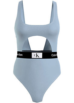 Cut Out One Piece Swimsuit by Calvin Klein