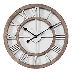 Cut Out Round Wall Clock by Hometime