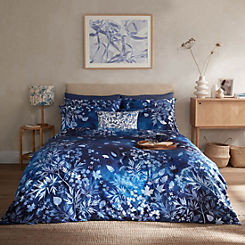 Cyanotype 100% Cotton Sateen 220 Thread Count Duvet Cover Set by Clarissa Hulse