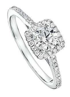 Cynthia 9ct White Gold 0.70ct Lab Grown Diamond Ring by Created Brilliance