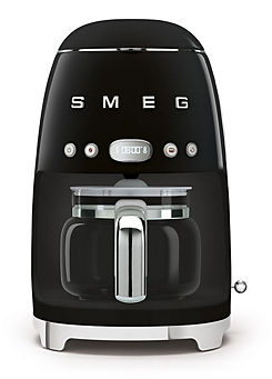 DCF02BLUK Drip Coffee Machine - Black by SMEG
