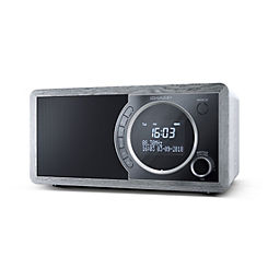 DR-450(GR) Digital Radio DAB+ & FM with Bluetooth & LED Display - Grey by Sharp