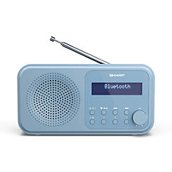 DR-P420(BL) Tokyo Digital Radio DAB/DAB+ & FM with Bluetooth - Blue by Sharp