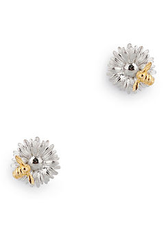 Daisy & Bumble Bee Stud Earrings by Bill Skinner
