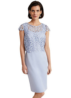 Daisy Lace Double Layer Dress by Phase Eight
