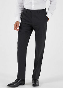 Darwin Charcoal Grey Regular Fit Suit Trousers by Skopes