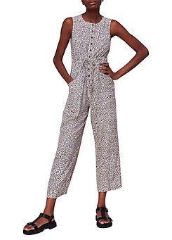 Dashed Leopard Jess Jumpsuit by Whistles