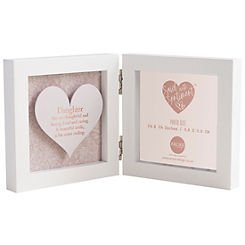 Daughter Hinged Photo Frame by Said With Sentiment