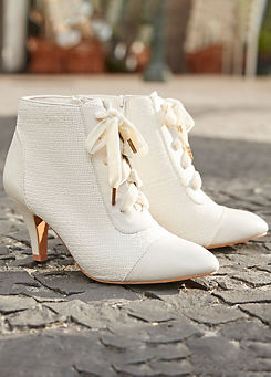 Day Dreaming Lace Up Bootees by Joe Browns