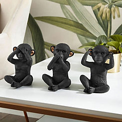 Decorative Monkey Figures by Leonique