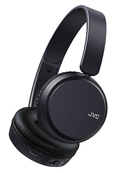 Deep Bass Bluetooth On Ear Headphones - Blue by JVC