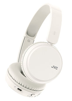 Deep Bass Bluetooth On Ear Headphones - White by JVC