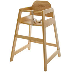 Deluxe Solid Wood Nursery Stackable Highchair by East Coast Nursery