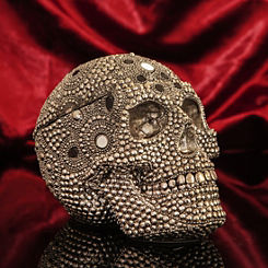 Diamante Skull Trinket Box by Juliana