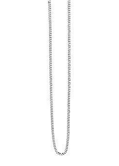 Diamond Cut Curb Chain Mens Necklace by Fred Bennett