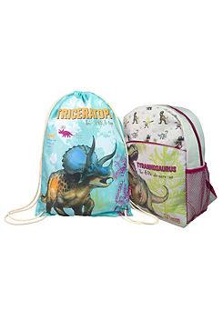 Dinosaur Backpack & Trainers Bag by National History Museum