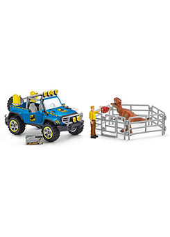 Dinosaurs Off-Road Vehicle With Dino Outpost Toy Playset by Schleich