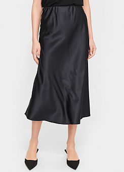 Disa Midi A-Line Elasticated Waist Skirt by Saint Tropez