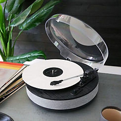 Discgo Round Record Player with Speakers & Bluetooth by Steepletone