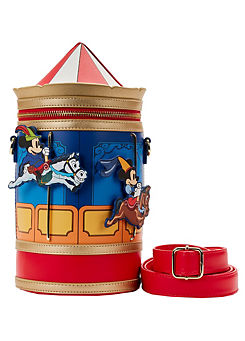 Disney Brave Little Tailor Mickey & Minnie Carousel Crossbody Bag by Loungefly