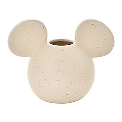 Disney Mickey Head Vase Natural Speckle