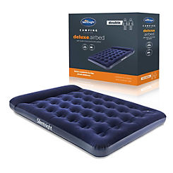 Double Footpump Airbed - Blue by Silentnight