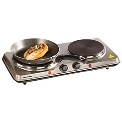 Double Stainless Steel Hot Plate by Daewoo