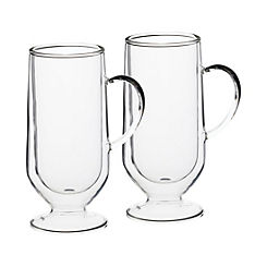 Double Walled Irish Coffee Glasses by La Cafetiere