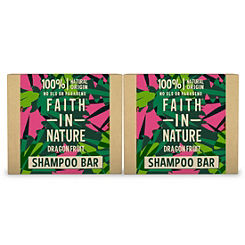 Dragon Fruit Shampoo Bar Duo by Faith In Nature