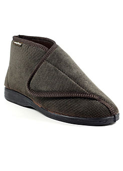 Drake Brown Bootee Slippers by Goodyear
