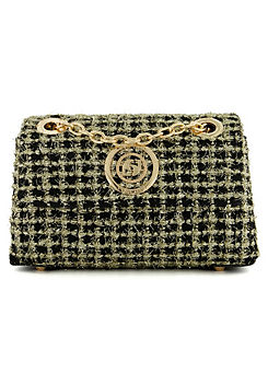 Duchess C Gold Small Quilted Bag by Dune London