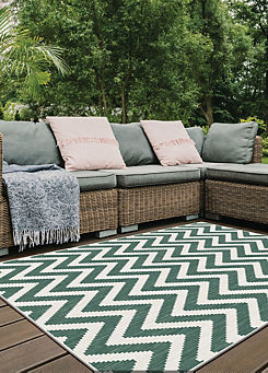 Duo Weave Chevron Indoor/Outdoor Rug by Likewise Rugs & Matting