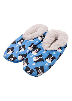 E&S Pets Border Collie Slippers by Best of Breed