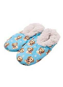 E&S Pets Yellow Labrador Slippers by Best of Breed