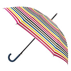 ECO-BRELLA® Auto Open Walker UV Stripe Print Umbrella by Totes