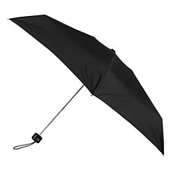 ECO-BRELLA® Compact Round Black Umbrella Black by Totes
