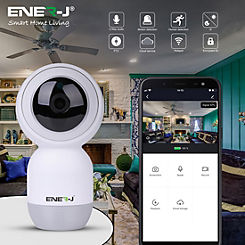 ENER-J Smart WiFi Indoor IP Camera with Auto Tracker - for Home Security and Pets