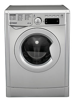 EWDE 861483 S UK Freestanding Washer Dryer - Silver by Indesit