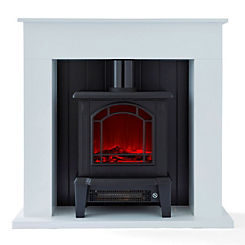 Ealing 1.8KW Compact Stove Fire Suite by Warmlite