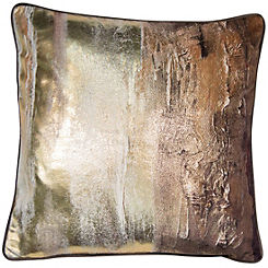 Earth 45 x 45cm Feather Filled Cushion by Malini