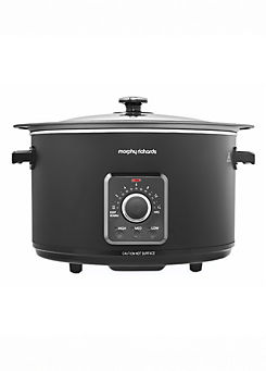 Easy Time 6.5L Slow Cooker - Black - 461021 by Morphy Richards