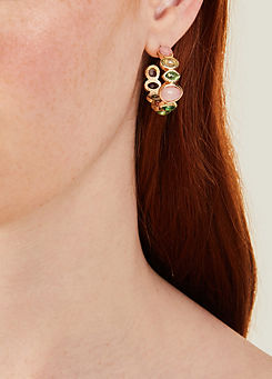 Eclectic Shape Hoops  by Accessorize
