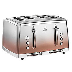 Eclipse 4 Slice Toaster 25143 by Russell Hobbs - Sunset Copper