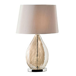 Ecton Gold Tinted Glass Table Lamp by Chic Living