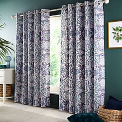 Edith Fully Lined Pair of Eyelet Curtains by Freemans Home
