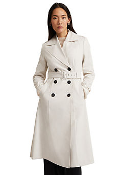 Eleanor Pleat Back Trench Coat by Phase Eight