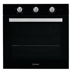 Electric Single Oven IFW6330BLUK - Black by indesit - A Rated