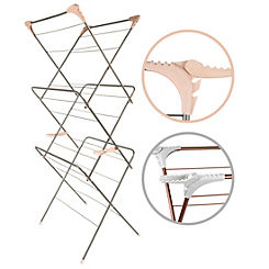 Elegant 3 Tier Grey Clothes Airer by Beldray